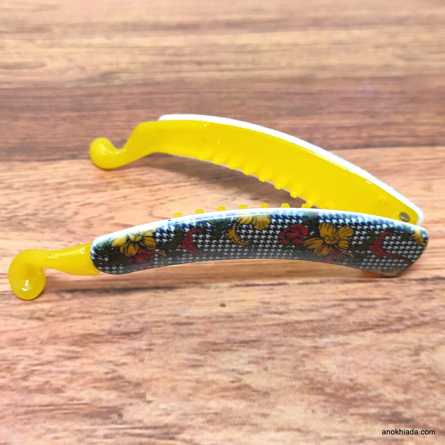 Premium Banana Hair Clip for Girls & Woman (Honey) - ZF-15