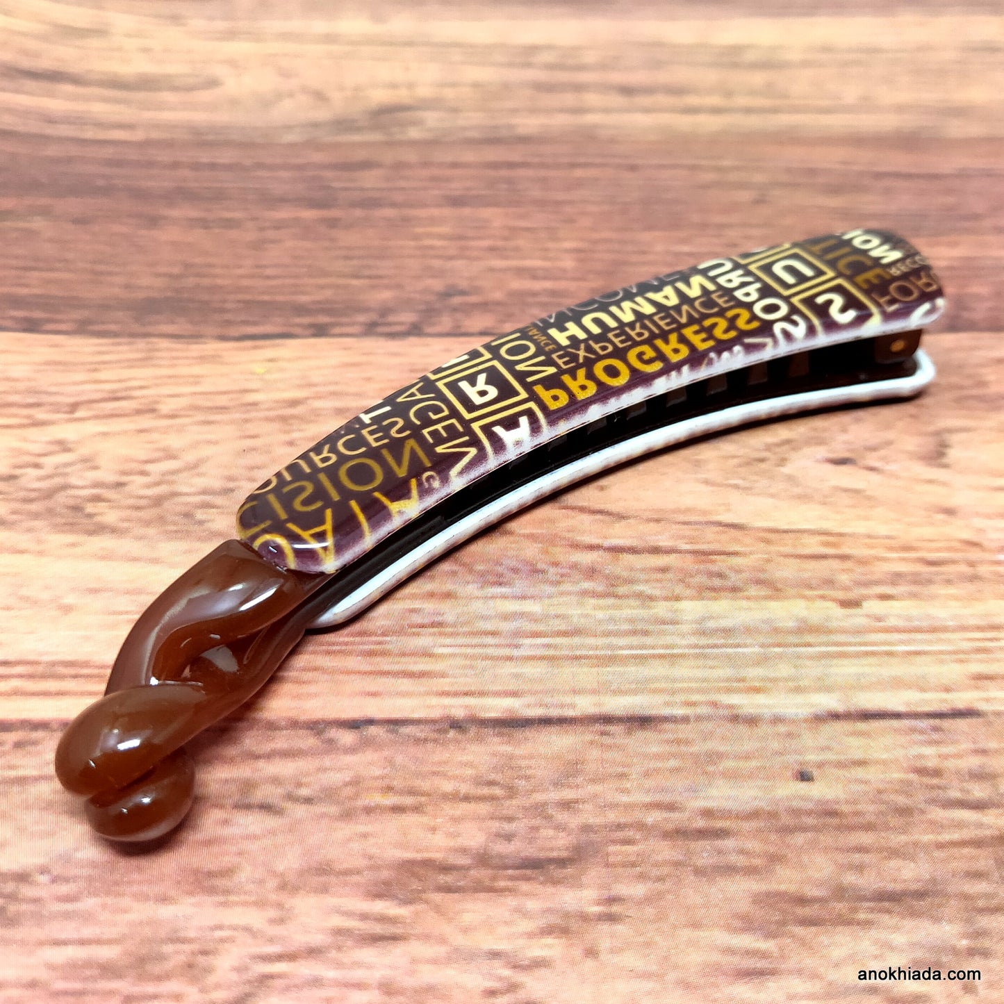 Premium Banana Hair Clip for Girls & Woman (Honey) - ZF-43