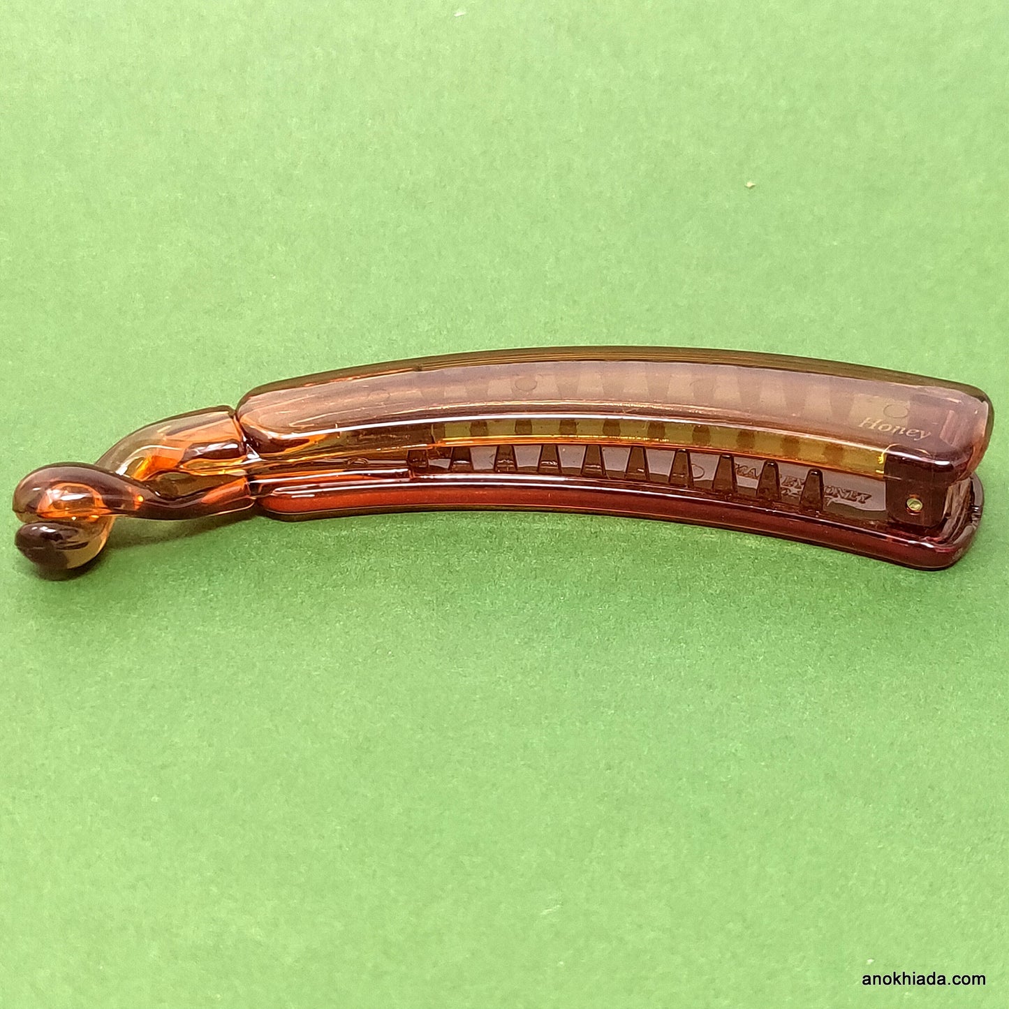 Premium Translucent Banana Hair Clip for Girls & Woman (Honey) - ZF-52