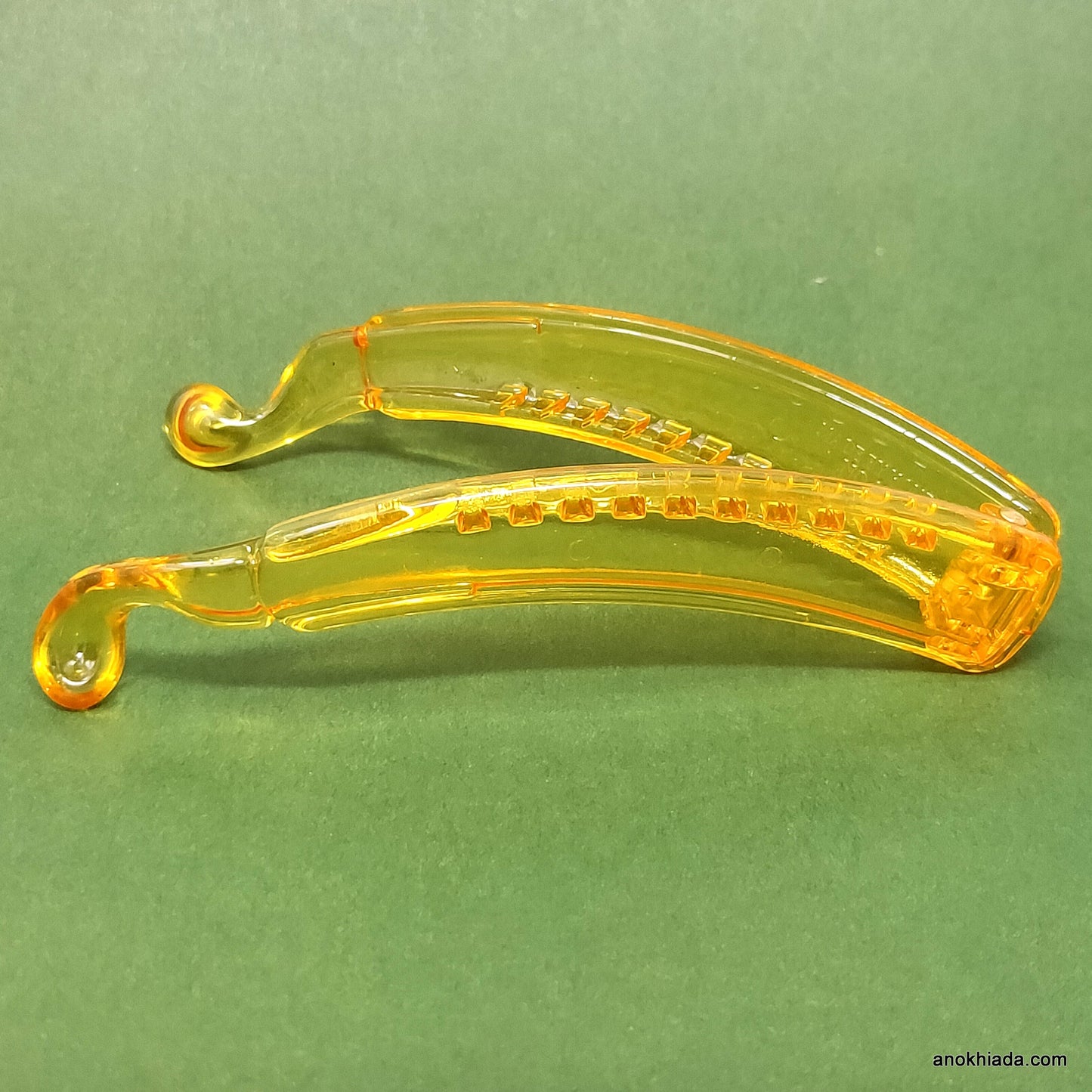 Premium Translucent Banana Hair Clip for Girls & Woman (Honey) - ZF-57