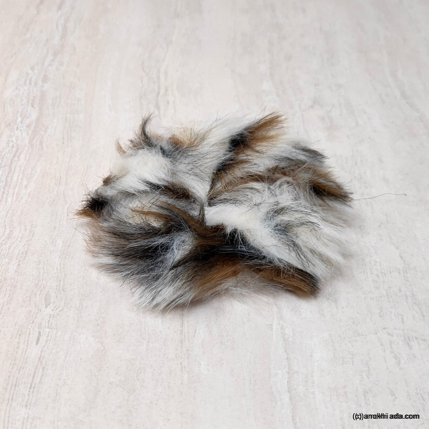 Anokhi Ada Multi-Colour Large Size Fur Scrunchie for Girls and Women (ZG-60 Scrunchie)