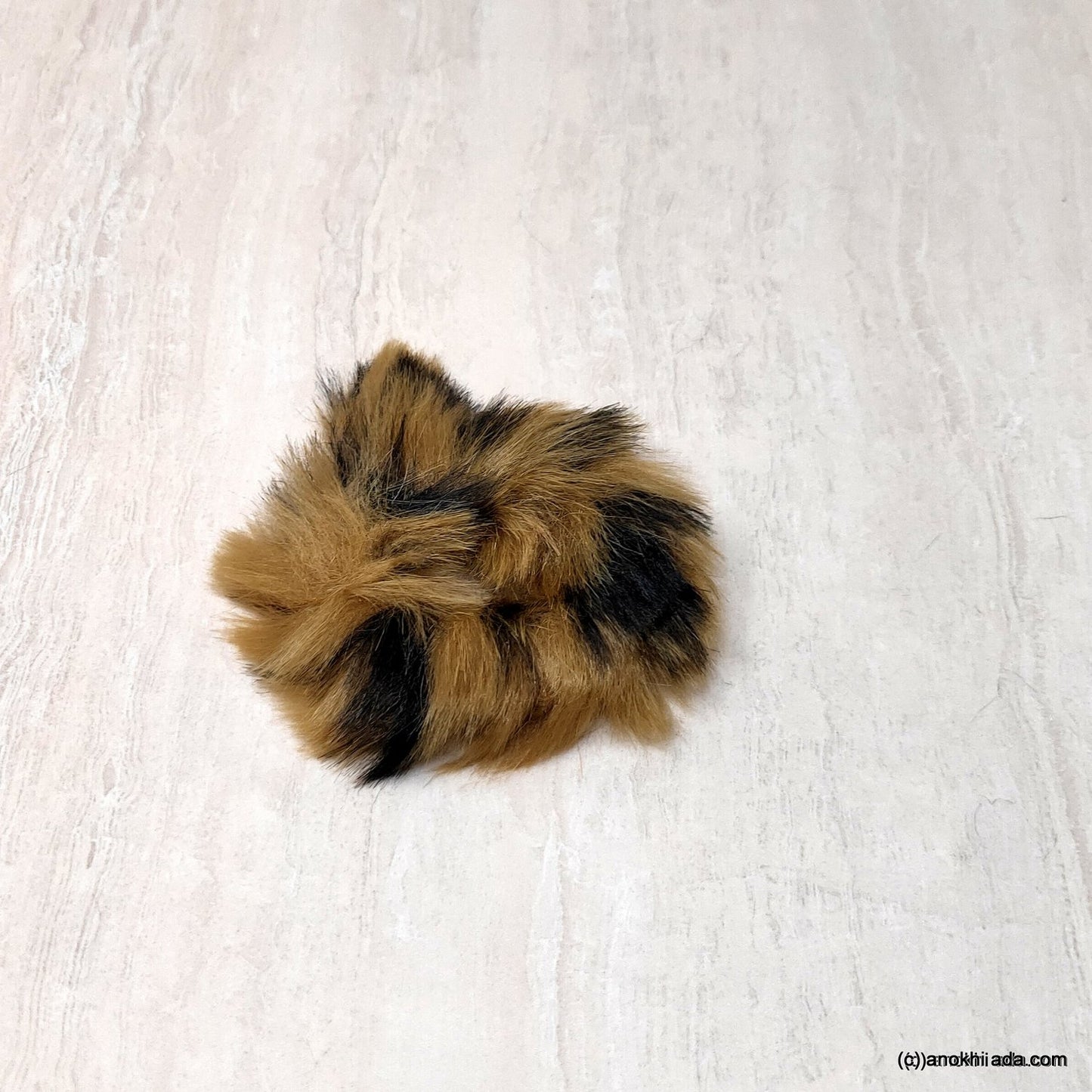 Anokhi Ada Multi-Colour Large Size Fur Scrunchie for Girls and Women (ZG-61 Scrunchie)