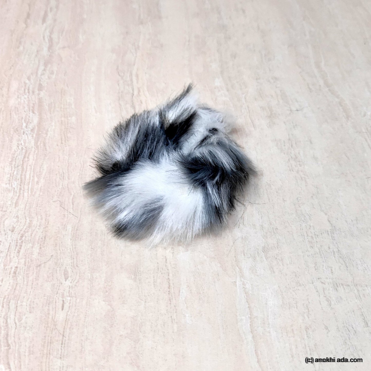 Anokhi Ada Multi-Colour Large Size Fur Scrunchie for Girls and Women (ZG-62 Scrunchie)