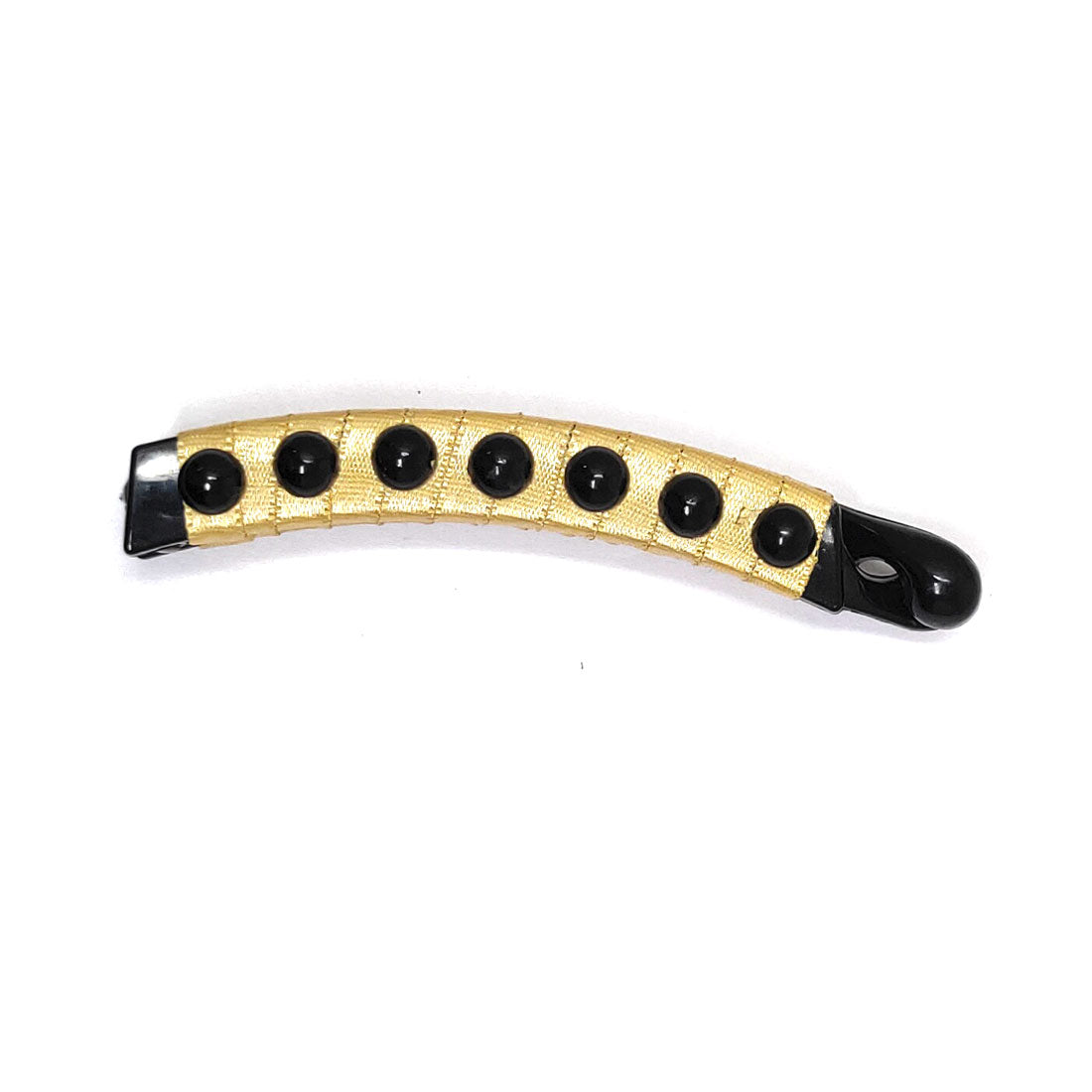 Anokhi Ada Handmade Pearl Banana Hair Clip for Girls and Women (Golden)-ZI-01