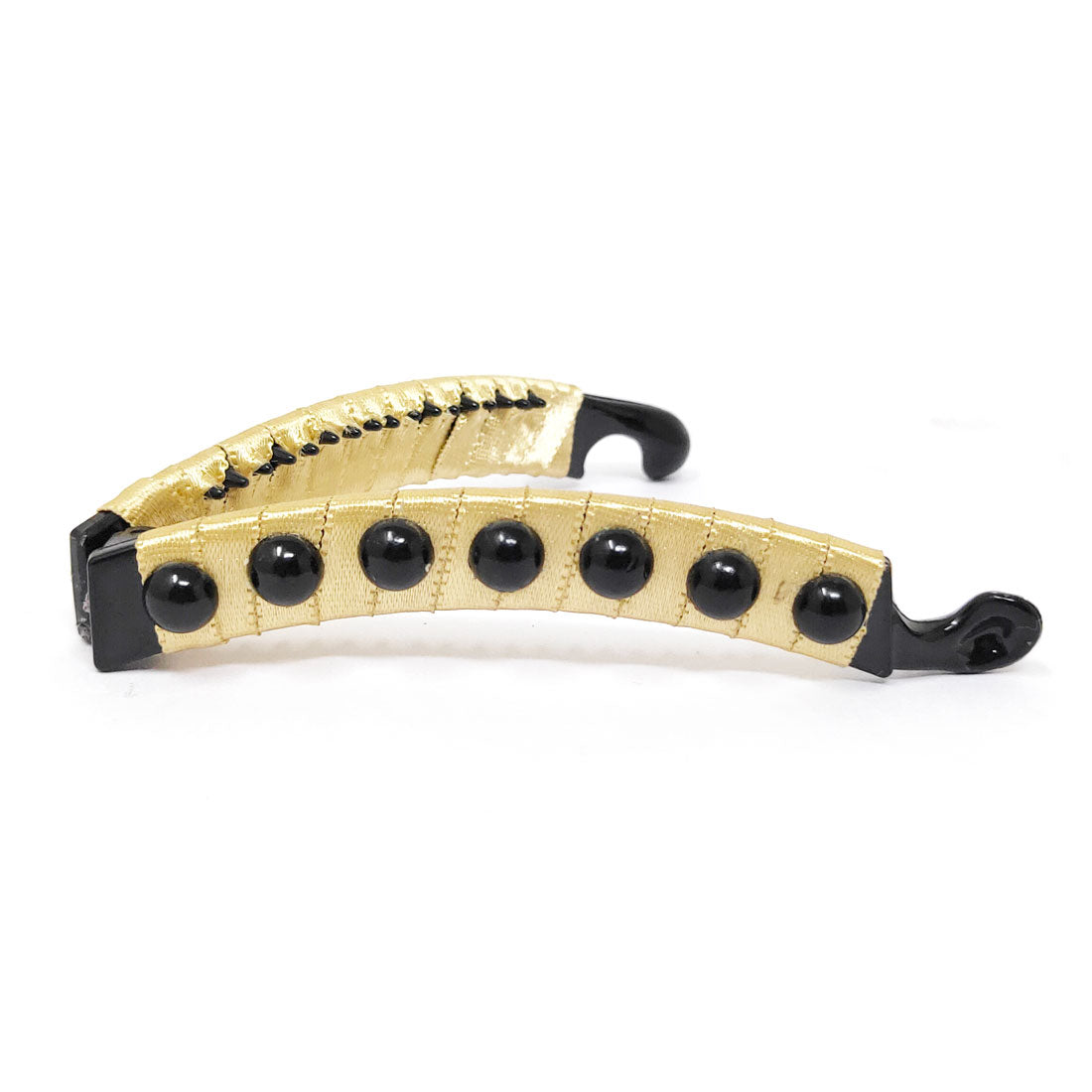 Anokhi Ada Handmade Pearl Banana Hair Clip for Girls and Women (Golden)-ZI-01