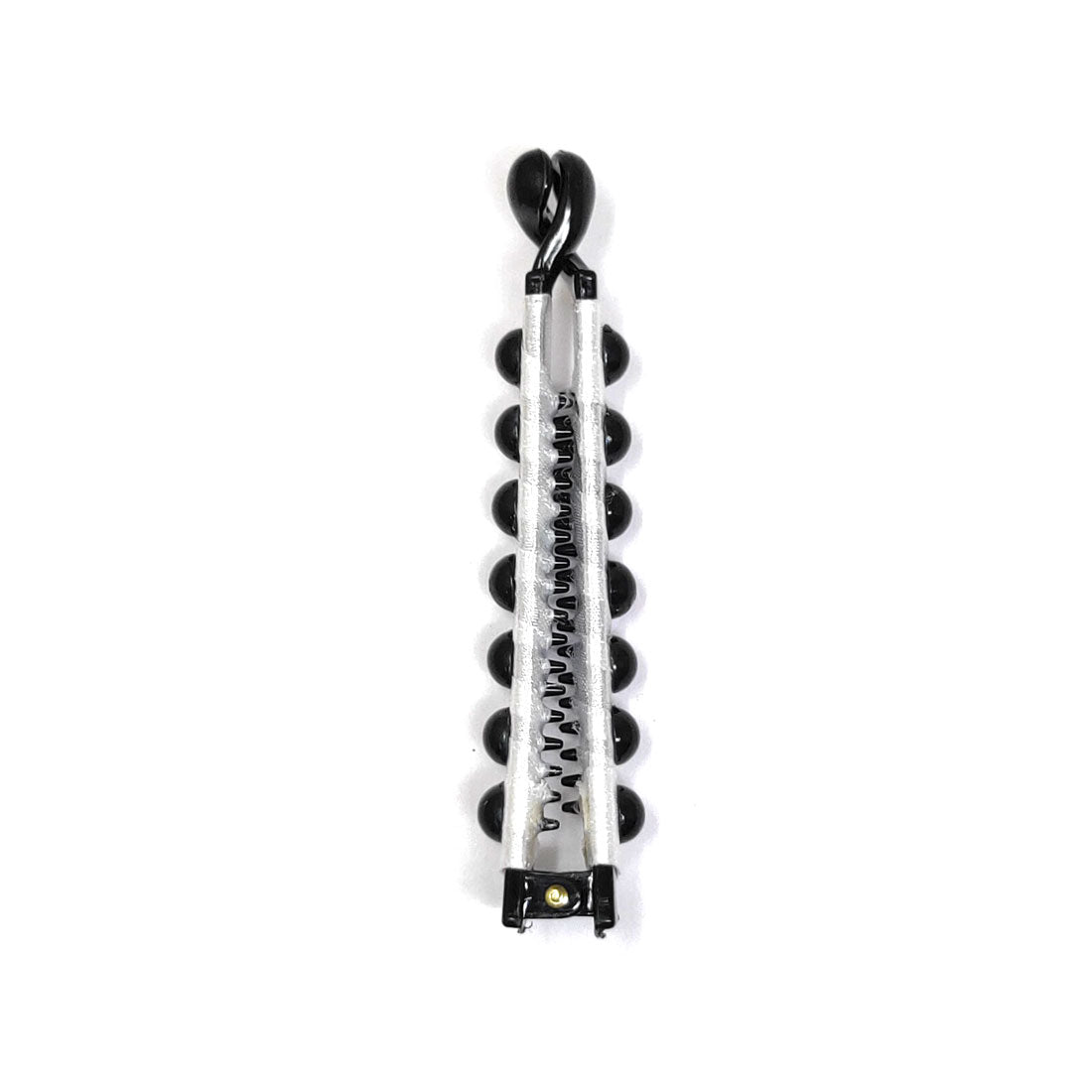 Anokhi Ada Handmade Pearl Banana Hair Clip for Girls and Women (Silver)-ZI-02