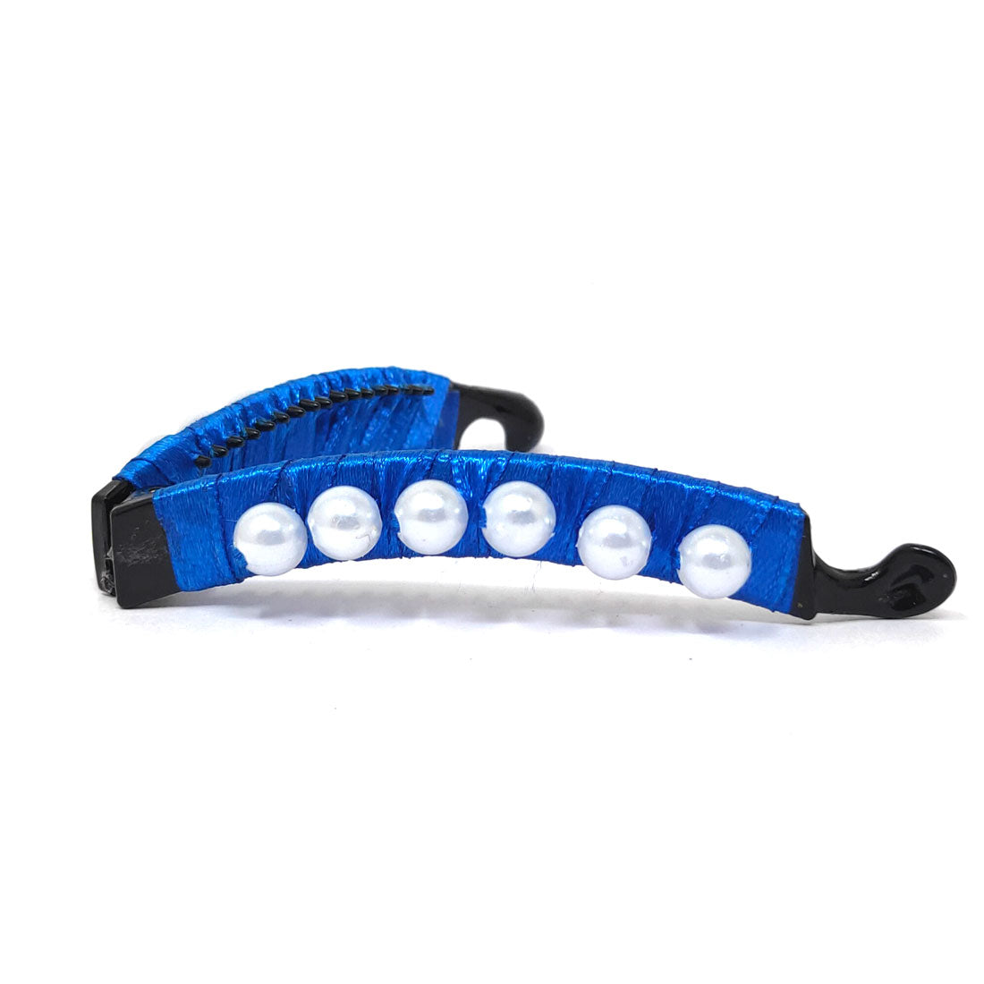 Anokhi Ada Handmade Pearl Banana Hair Clip for Girls and Women (Violet)-ZI-03