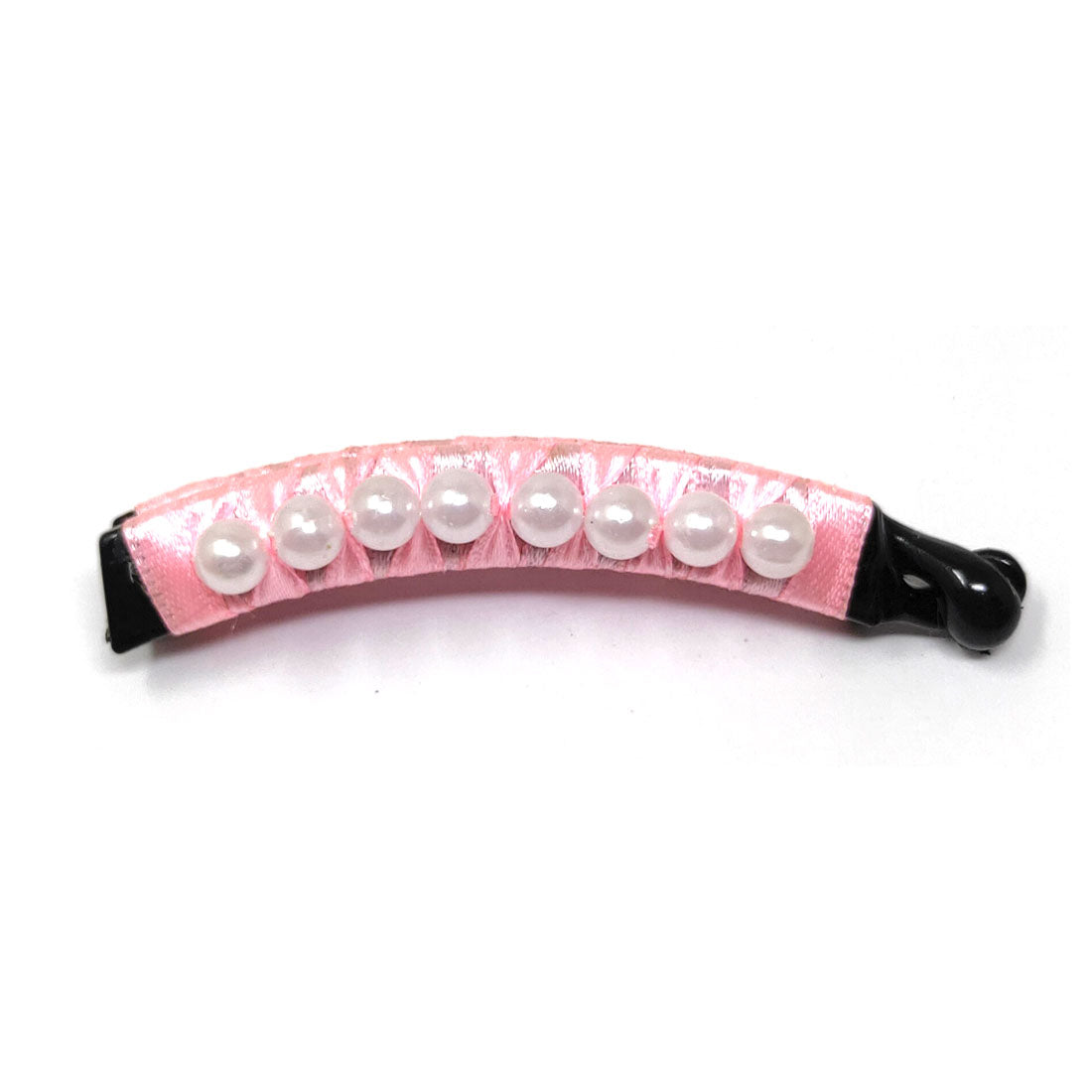 Anokhi Ada Handmade Pearl Banana Hair Clip for Girls and Women (Baby Pink)-ZI-04