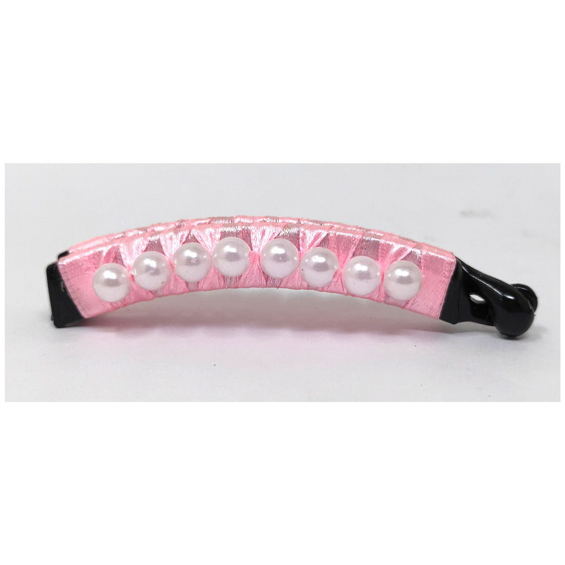 Anokhi Ada Handmade Pearl Banana Hair Clip for Girls and Women (Baby Pink)-ZI-04