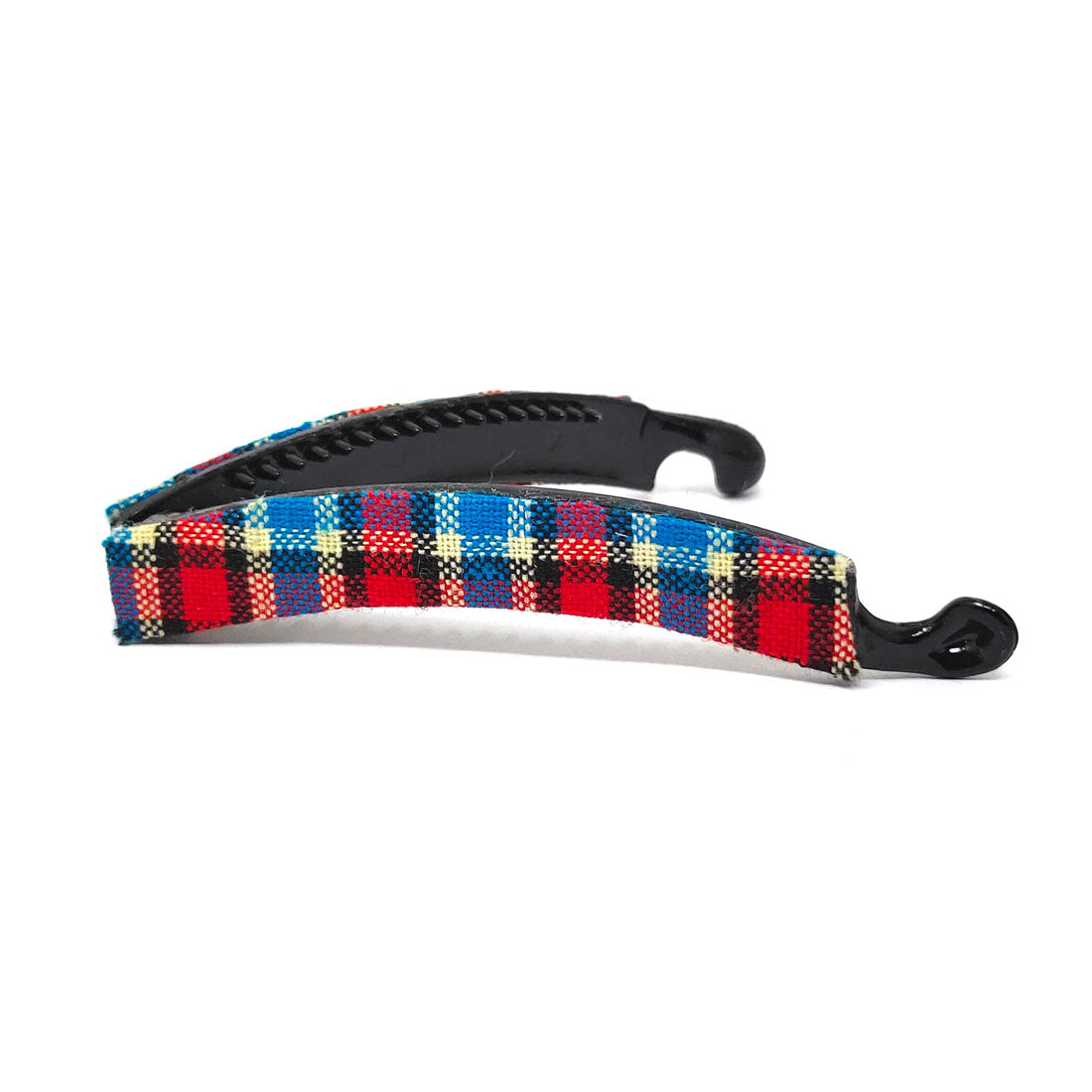 Anokhi Ada Handmade Fabric Banana Hair Clip for Girls and Women (Multi-Colour)-ZI-06