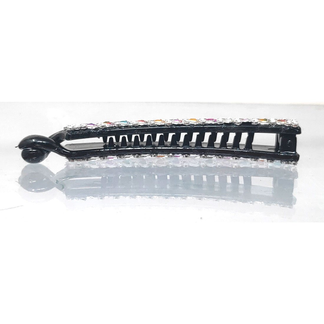 Anokhi Ada Black Designer Handmade Fancy Plastic Banana Hair Clip for Girls and Women (ZI-17) - Anokhiada.com