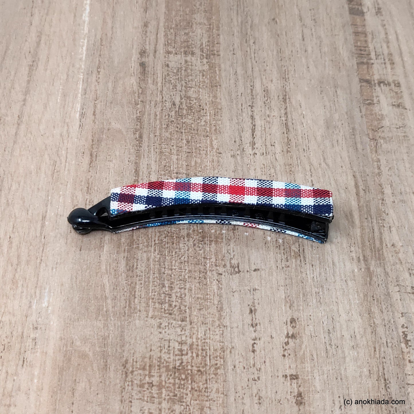 Anokhi Ada Handmade Fabric Banana Hair Clip for Girls and Women (Multi-Colour)-ZI-20