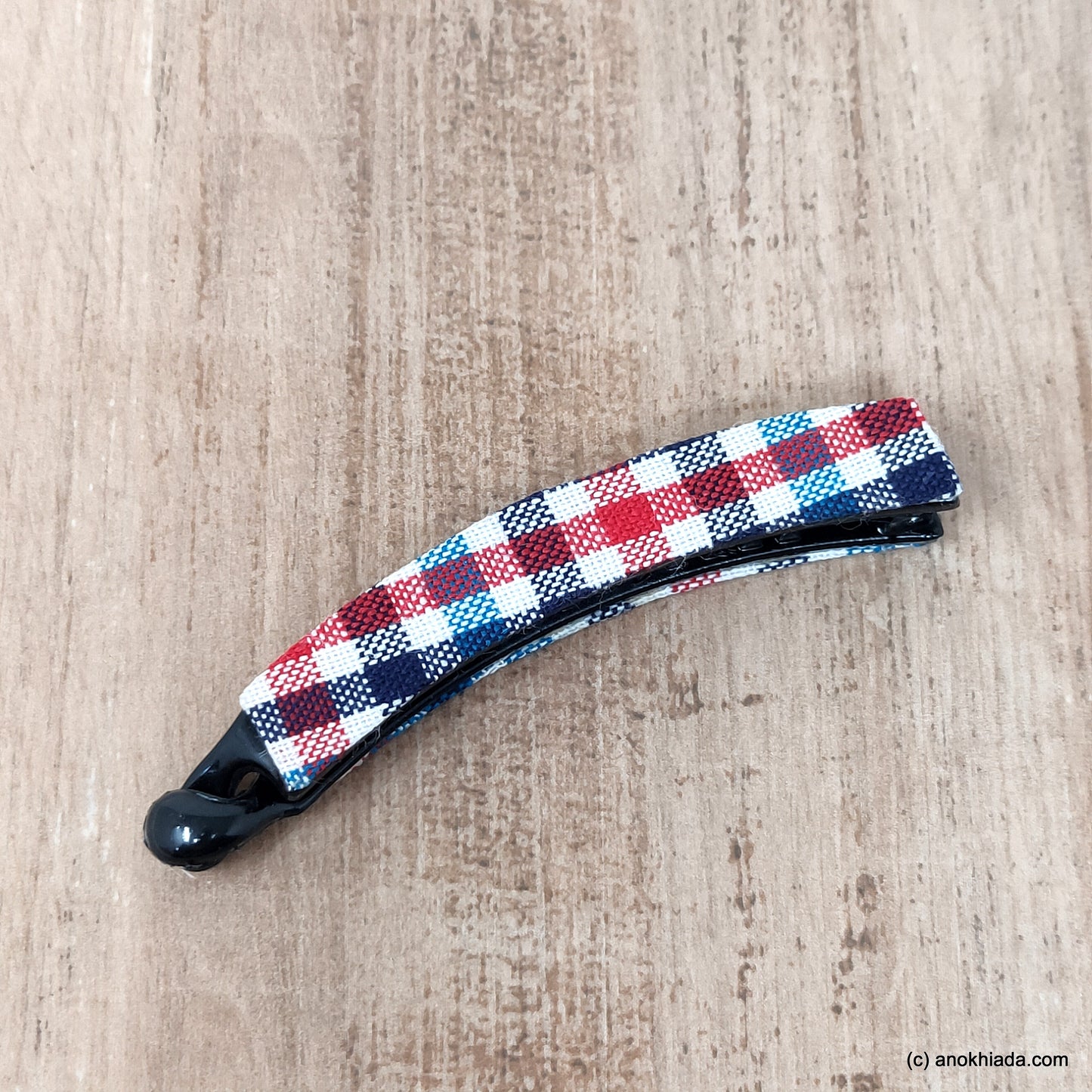 Anokhi Ada Handmade Fabric Banana Hair Clip for Girls and Women (Multi-Colour)-ZI-20