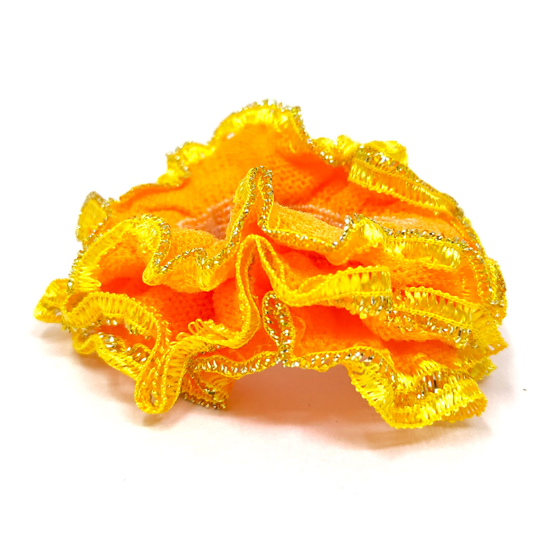 Anokhi Ada Hair Ties/ Ponytail Holders for Girls and Women (Set of 2 Ponytail Holders, Yellow)-Z J-06