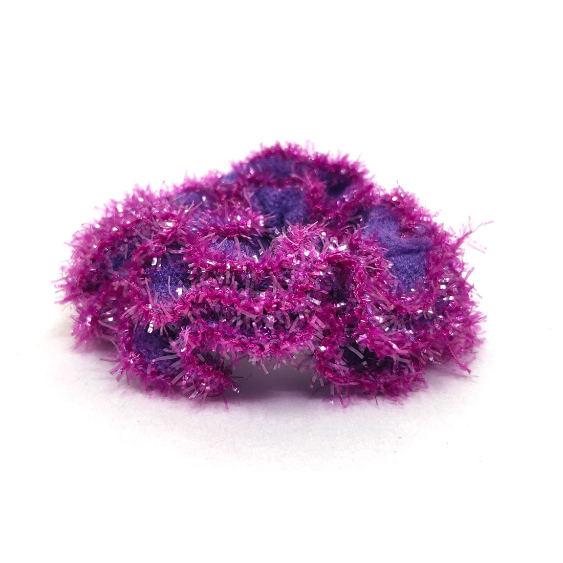 Anokhi Ada Hair Ties/ Ponytail Holders for Girls and Women (Set of 2 Ponytail Holders, Purple)-Z J-11