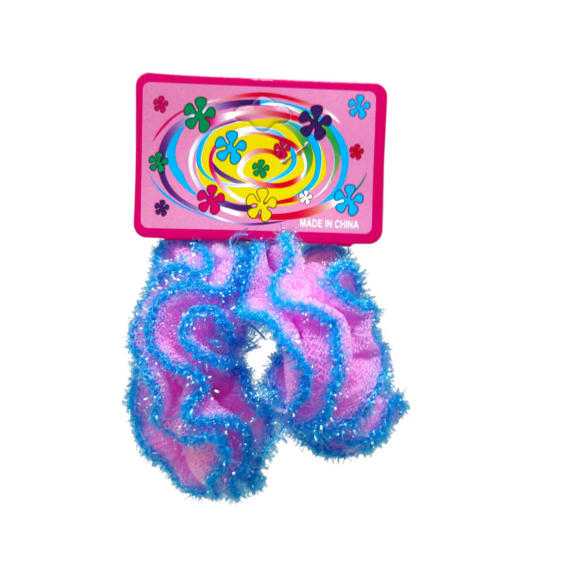 Anokhi Ada Hair Ties/ Ponytail Holders for Girls and Women (Set of 2 Ponytail Holders, Sky Blue)-Z J-12