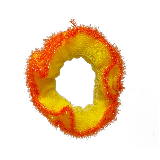 Anokhi Ada Hair Ties/ Ponytail Holders for Girls and Women (Set of 2 Ponytail Holders, Yellow)-Z J-13