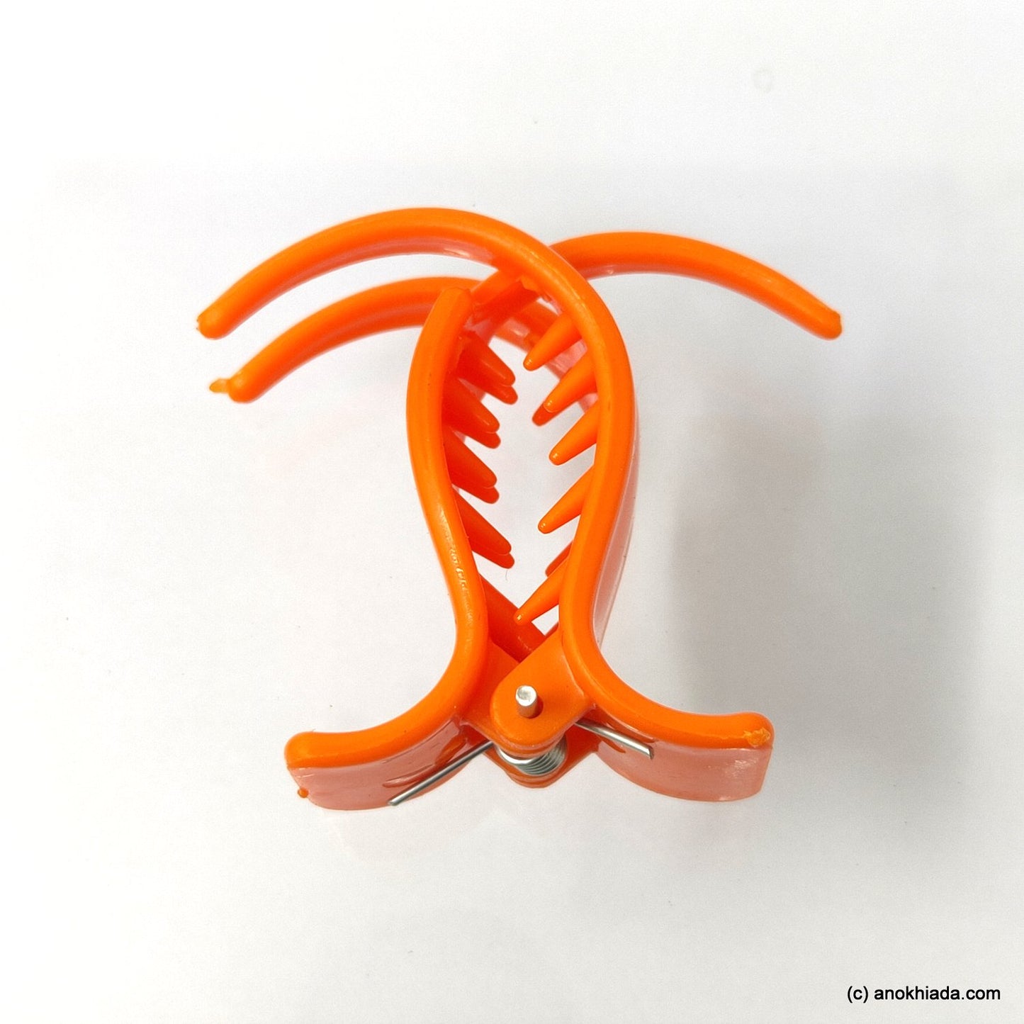 Anokhi Ada Multi-Colour Plastic Hair Clutchers/Hair Claws for Girls and Women (Combo of 12 Hair Claws) (ZJ-20)