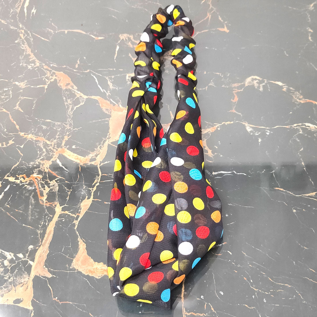 Anokhi Ada Multi-Colour Printed Fabric Soft Headband for Girls and Women (ZK-04)