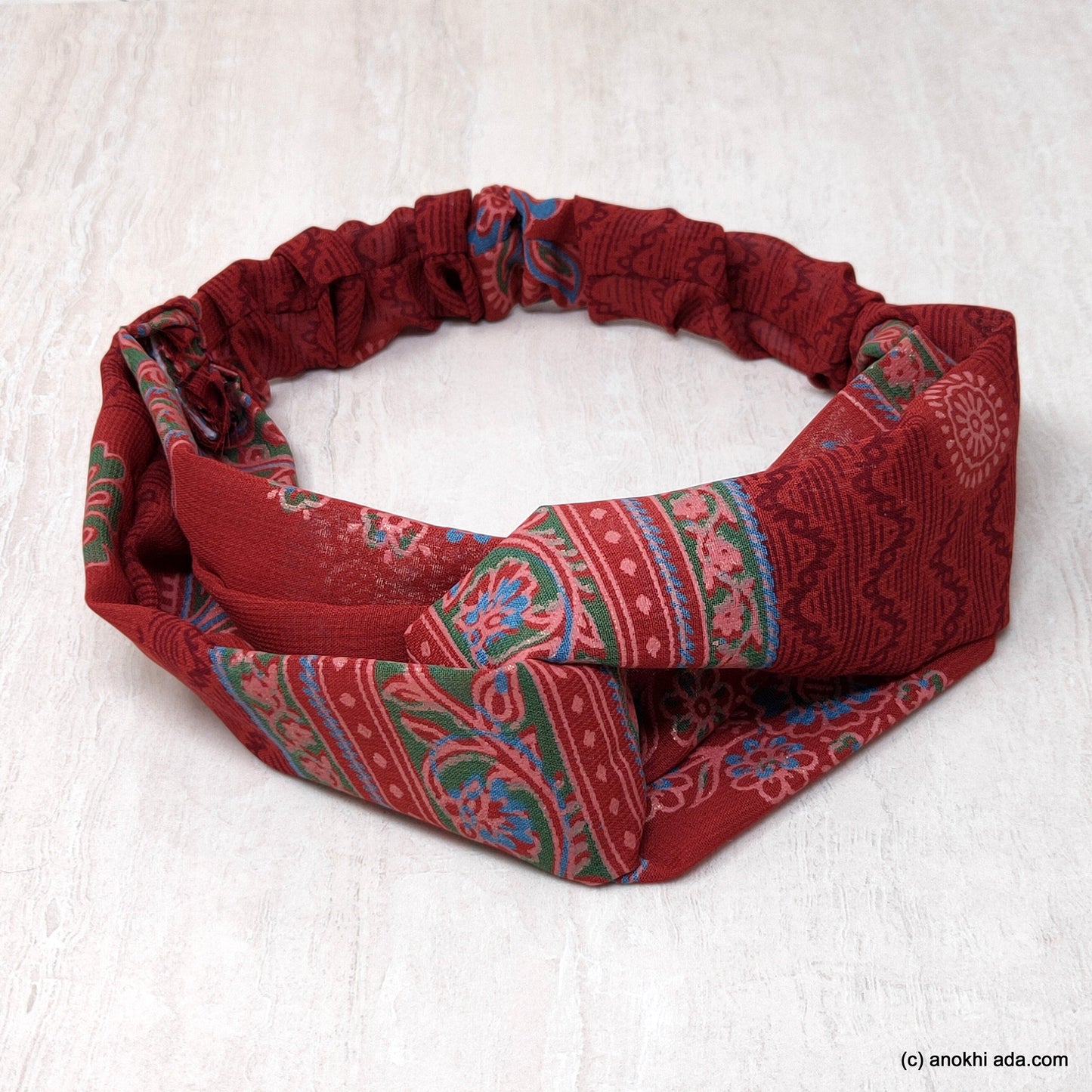 Anokhi Ada Multi-Colour Printed Fabric Headband for Girls and Women (ZK-28)