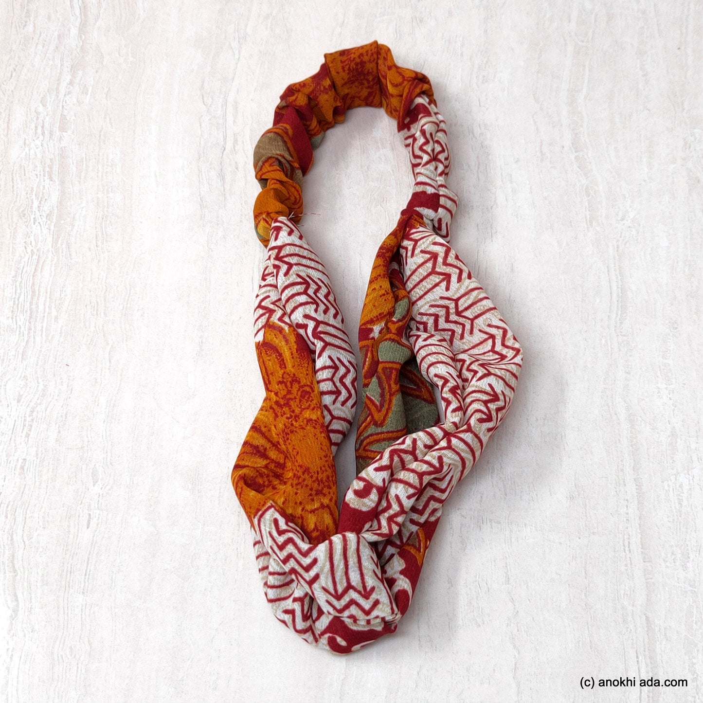 Anokhi Ada Multi-Colour Printed Fabric Headband for Girls and Women (ZK-29)