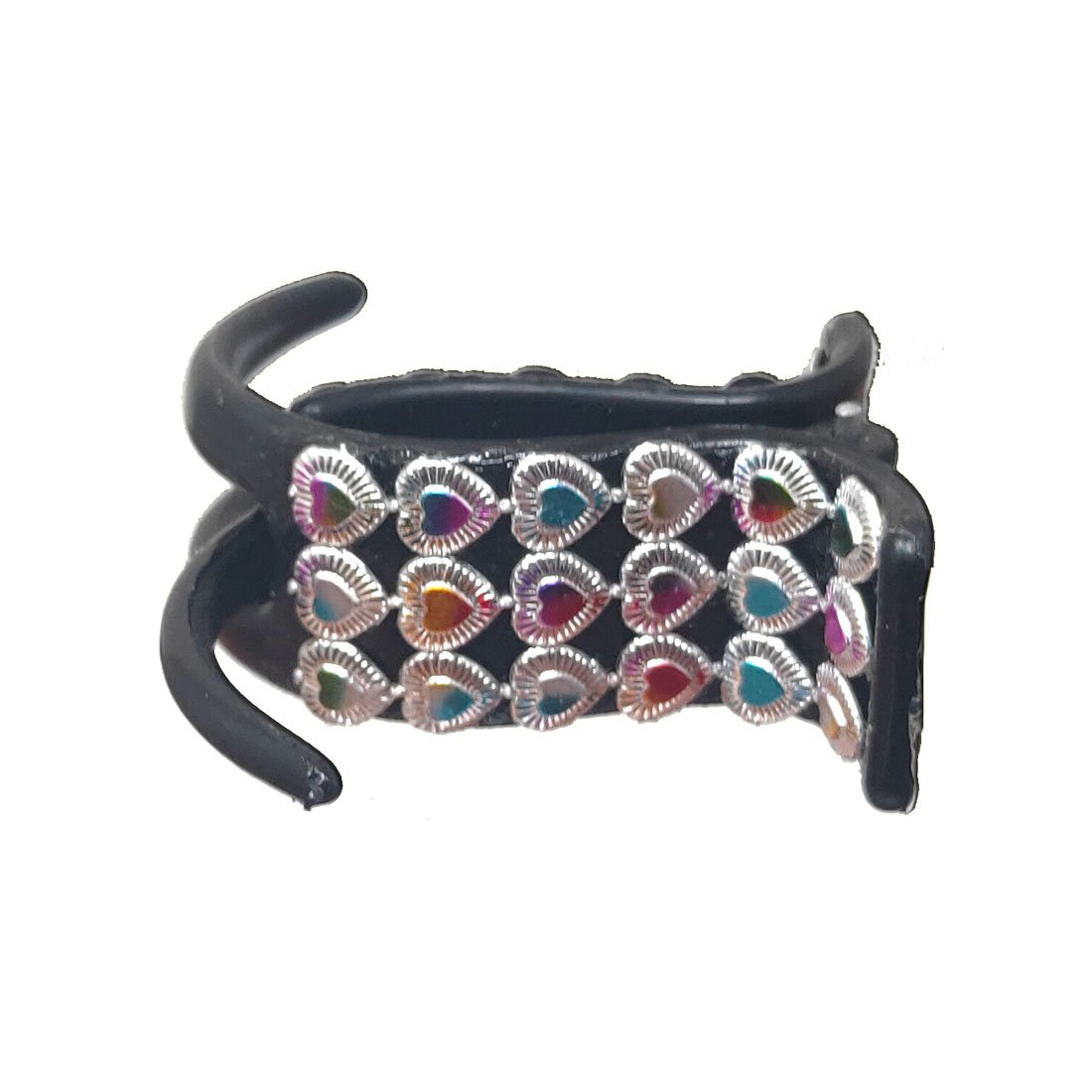 Anokhi Ada Black Designer Handmade Fancy Plastic Hair Clutcher for Girls and Women (ZL-05) - Anokhiada.com