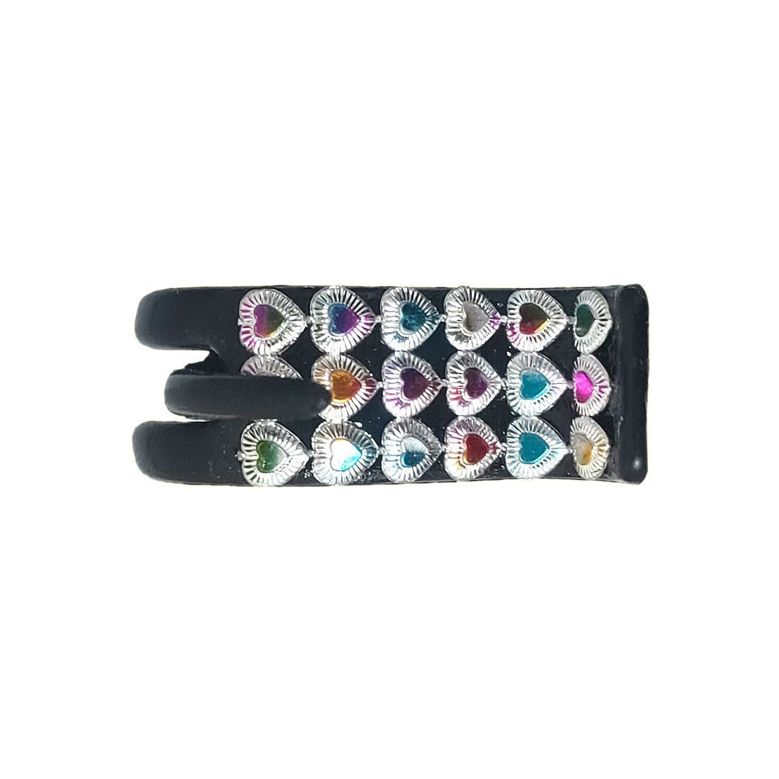 Anokhi Ada Black Designer Handmade Fancy Plastic Hair Clutcher for Girls and Women (ZL-05) - Anokhiada.com