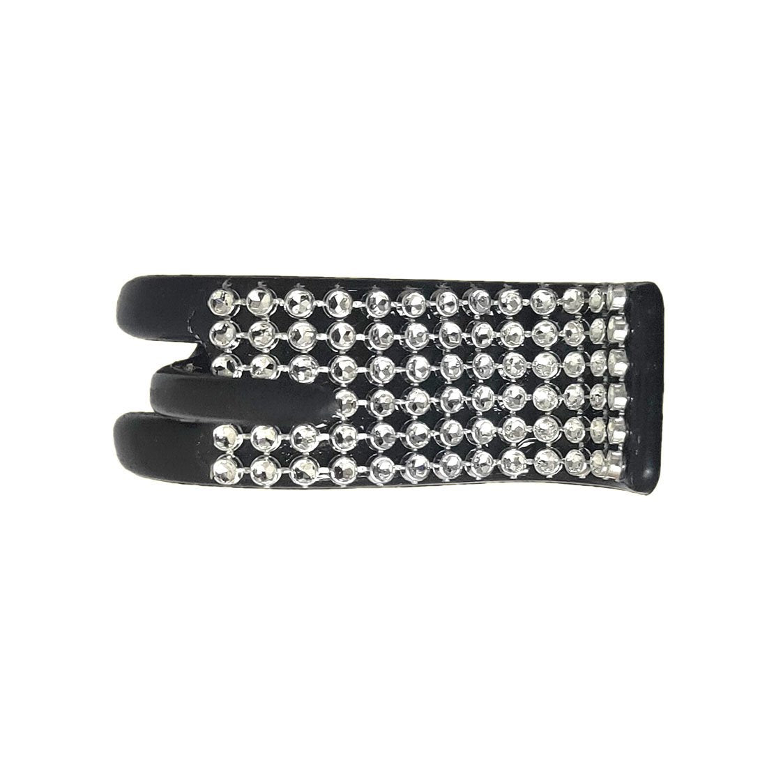 Anokhi Ada Black Designer Handmade Fancy Plastic Hair Clutcher for Girls and Women (ZL-07) - Anokhiada.com
