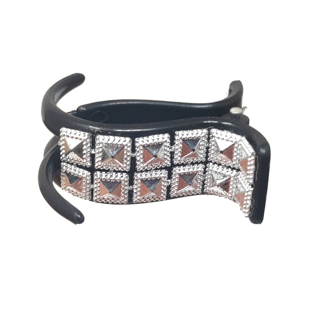 Anokhi Ada Black Designer Handmade Fancy Plastic Hair Clutcher for Girls and Women (ZL-08) - Anokhiada.com