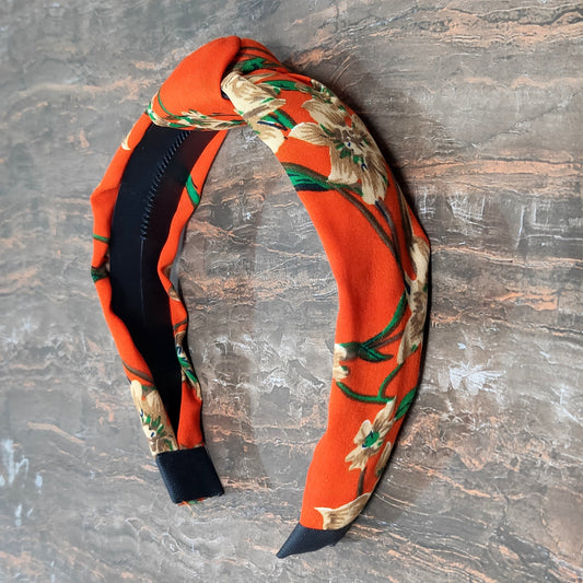 Anokhi Ada Printed Fabric Knot Headband for Girls and Women (ZN -02)