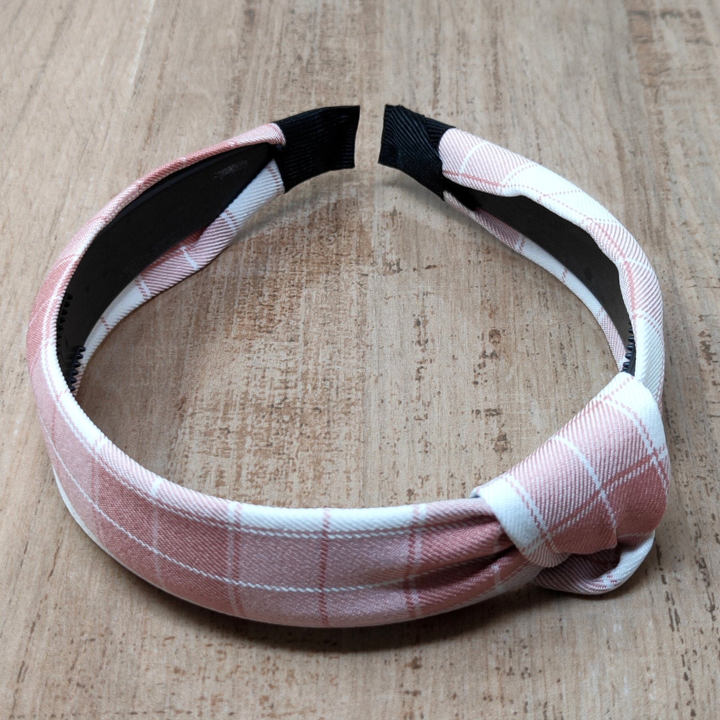 Anokhi Ada Check Design Fabric Knot Headband for Girls and Women (ZN -06)