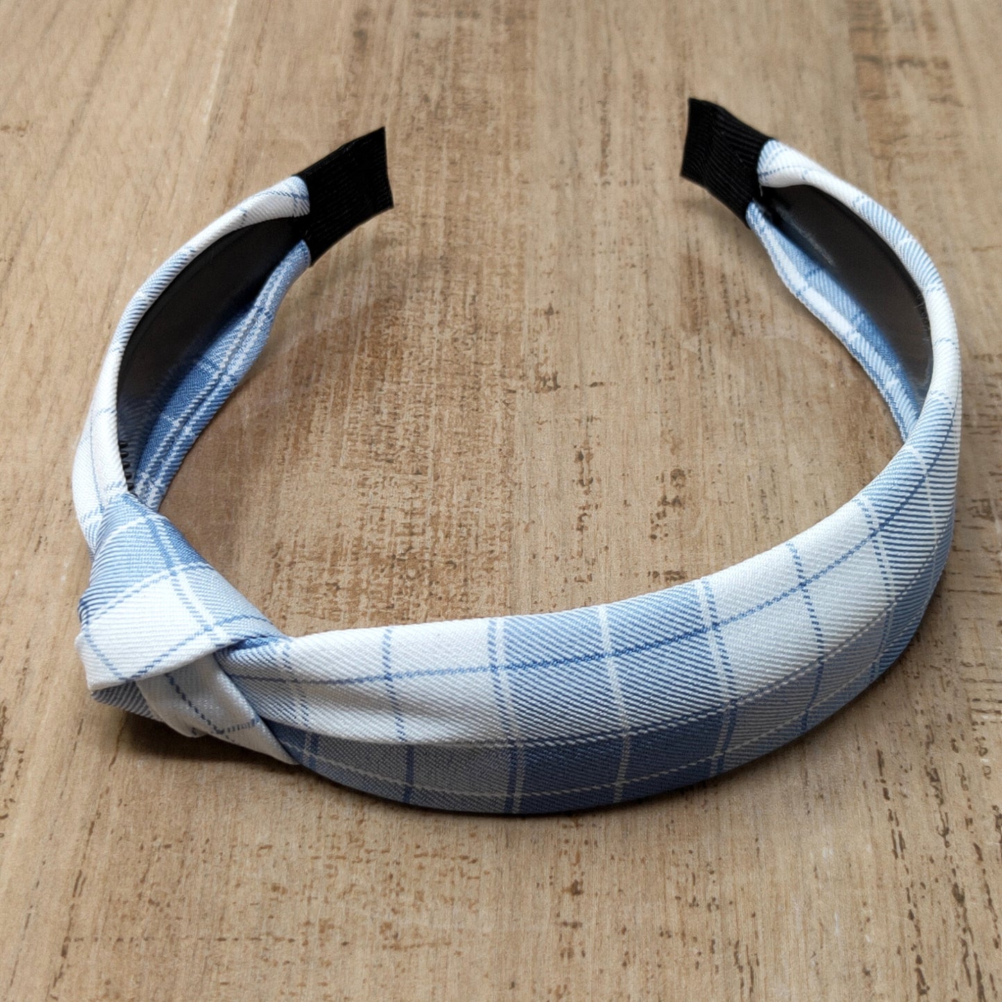 Anokhi Ada Check Design Fabric Knot Headband for Girls and Women (ZN -07)