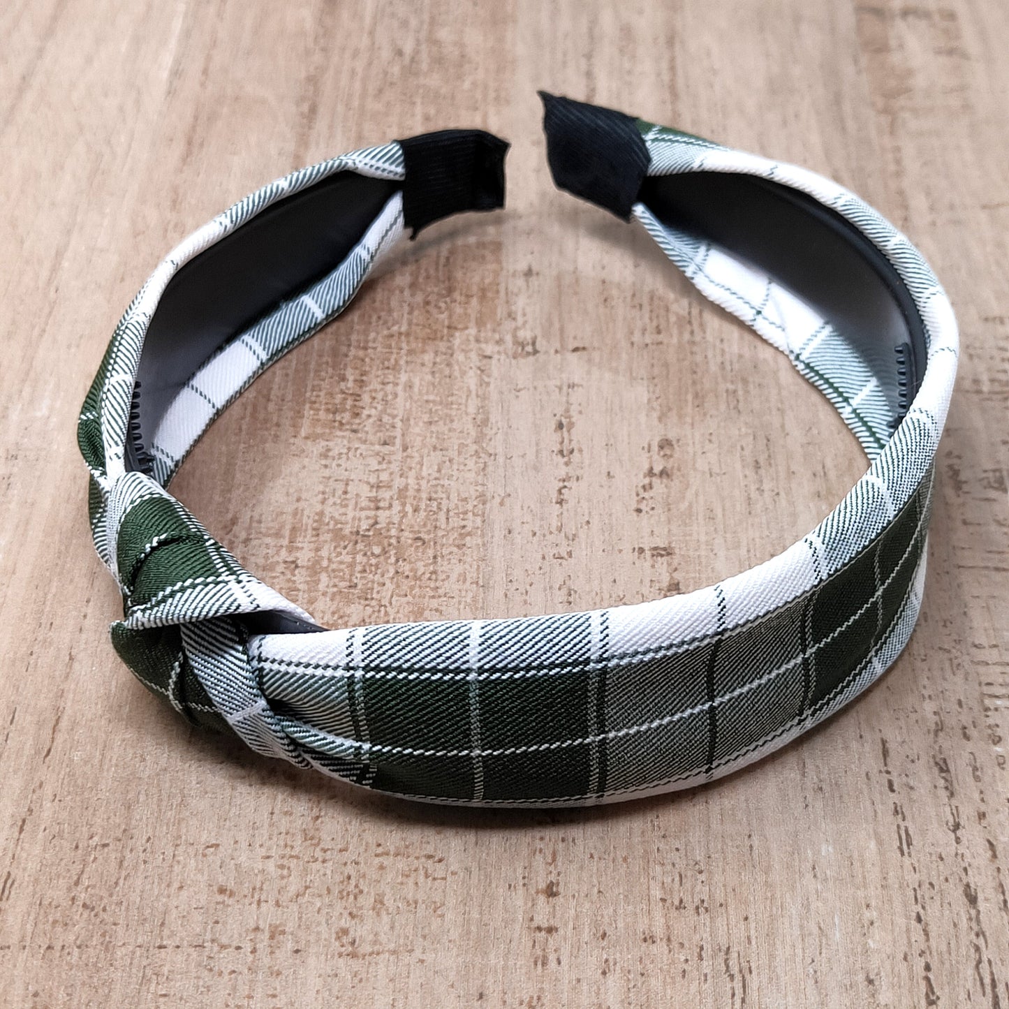 Anokhi Ada Check Design Fabric Knot Headband for Girls and Women (ZN -08)