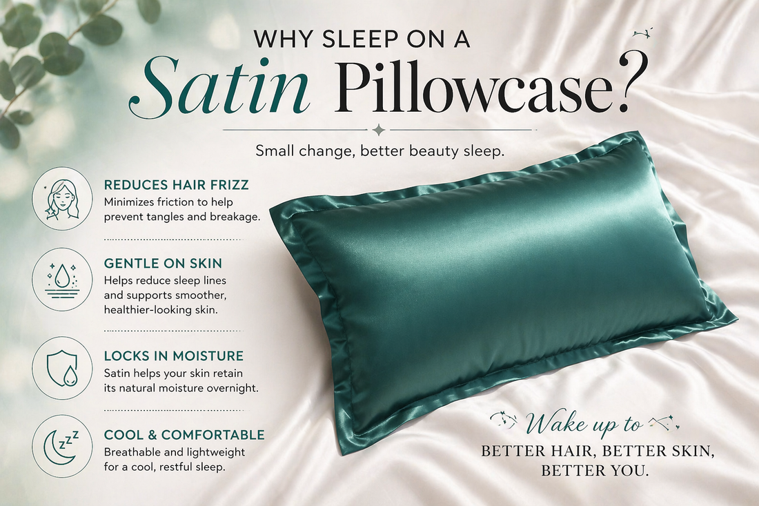 Why do you need to be sleeping with a beauty sleep Satin Pillowcase !