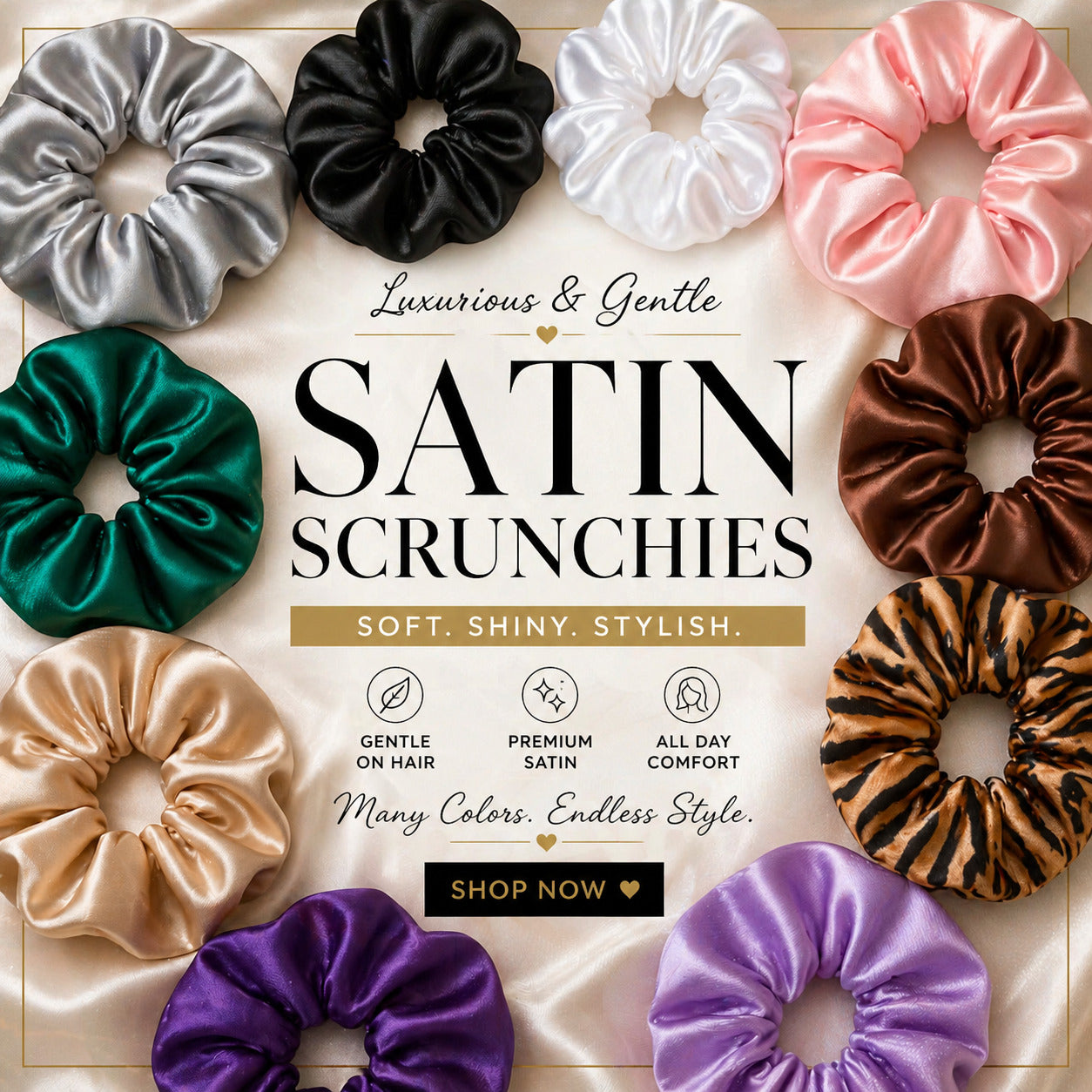 Satin Scrunchies
