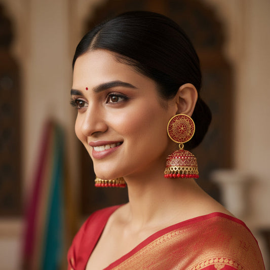 Elegant Traditional Jhumka Earrings for Women