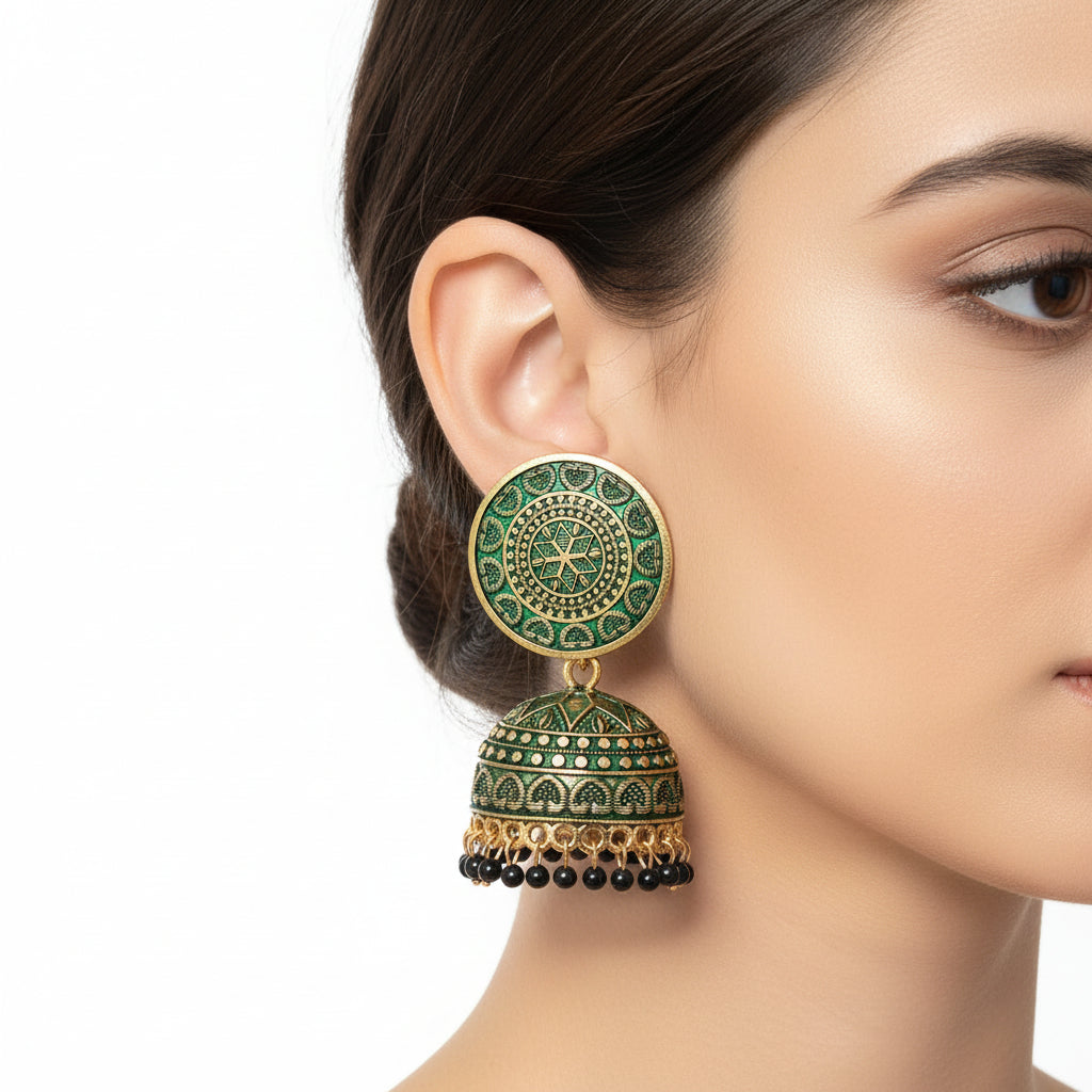 Elegant Traditional Jhumka Earrings for Women