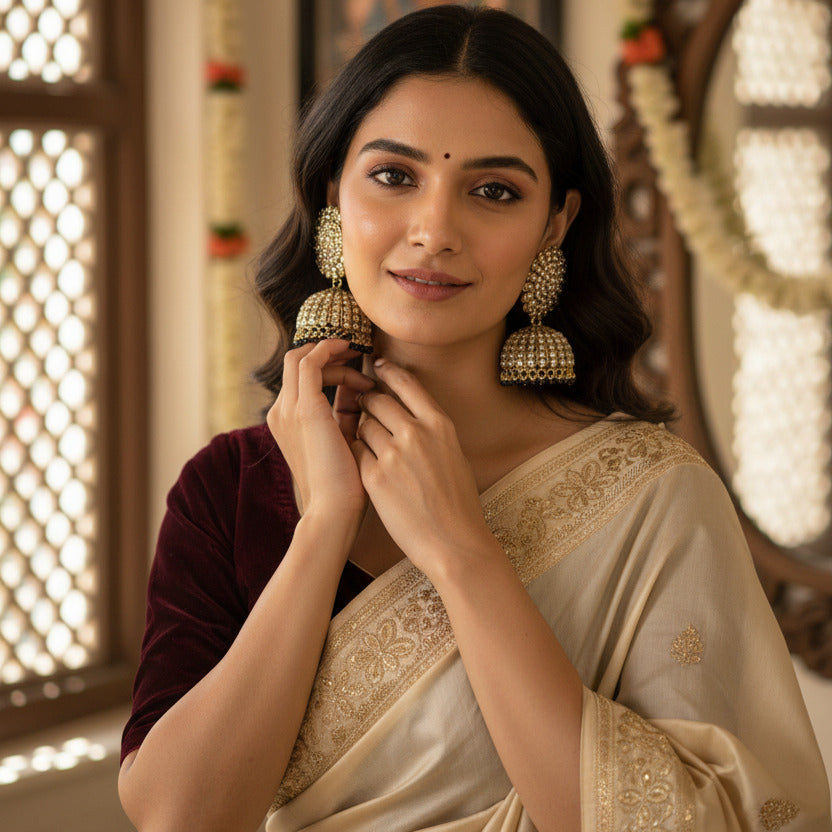 Radiance Traditional Jhumki for Women – Elegant & Stylish