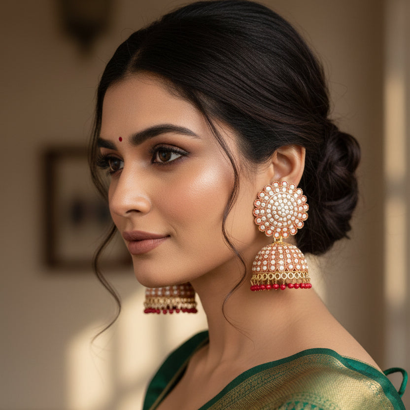 Radiance Traditional Jhumki for Women – Elegant & Stylish