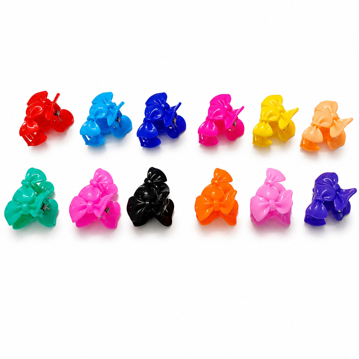 Anokhi Ada Plastic Thick Hair Clutchers/Hair Claws for Girls and Women (Multi-Color)-ZB-22