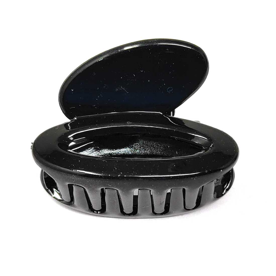 Anokhi Ada Plastic Hair Clutcher/Hair Claw Clip for Girls and Women (Black, Pack of 2) - 01-11C