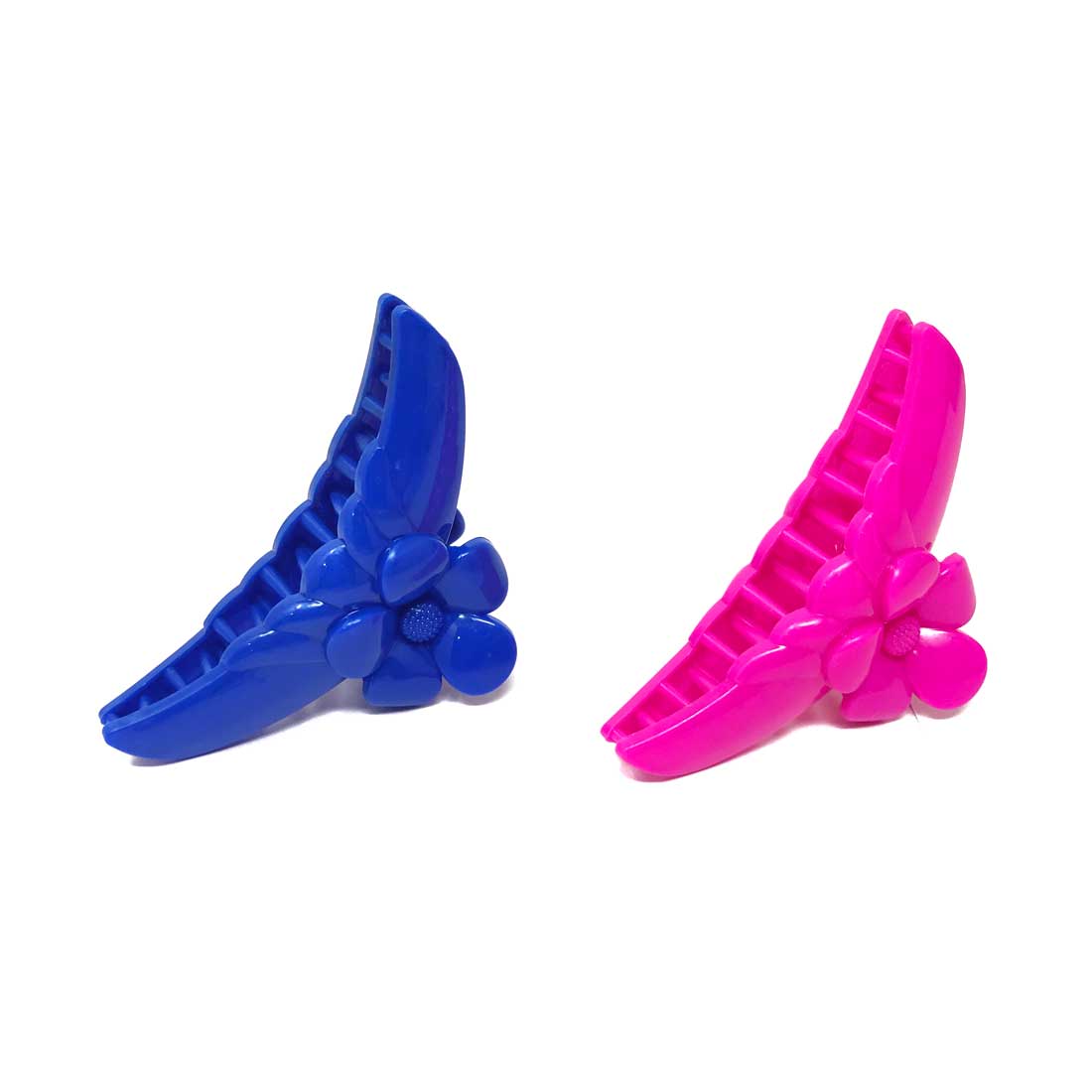 Anokhi Ada Plastic Hair Clutcher / Hair Claw for Girls and Women (Multi-Colour; Pack of 2; 02-20C)