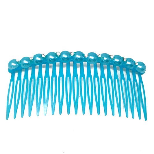 Anokhi Ada Hair Comb Clip for Women and Girls, Turquoise  (07-03)
