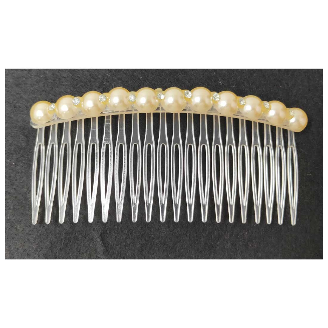 Anokhi Ada Hair Comb Clip for Women and Girls, Latte (07-04)