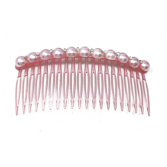 Anokhi Ada Hair Comb Clip for Women and Girls, Baby Pink (07-06)