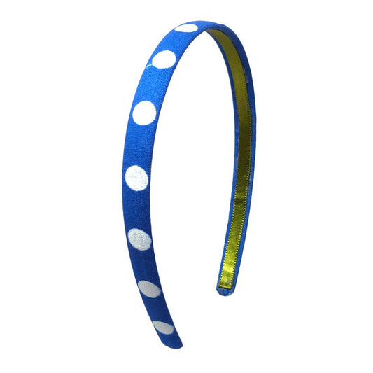 Anokhi Ada Handmade Polka Dots Fabric Hairband/Headband for Girls and Women (Violet, 09-29H) - Anokhiada.com