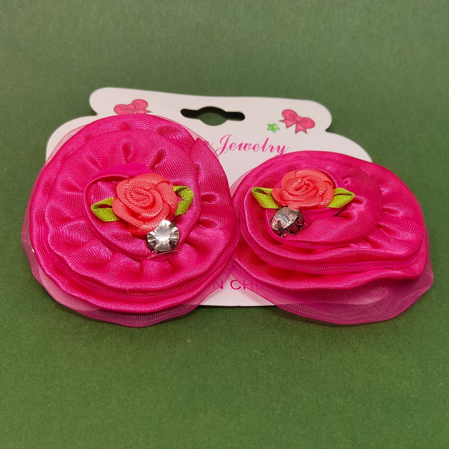 Floral Hair Clips for Kids and Girls (10-02)