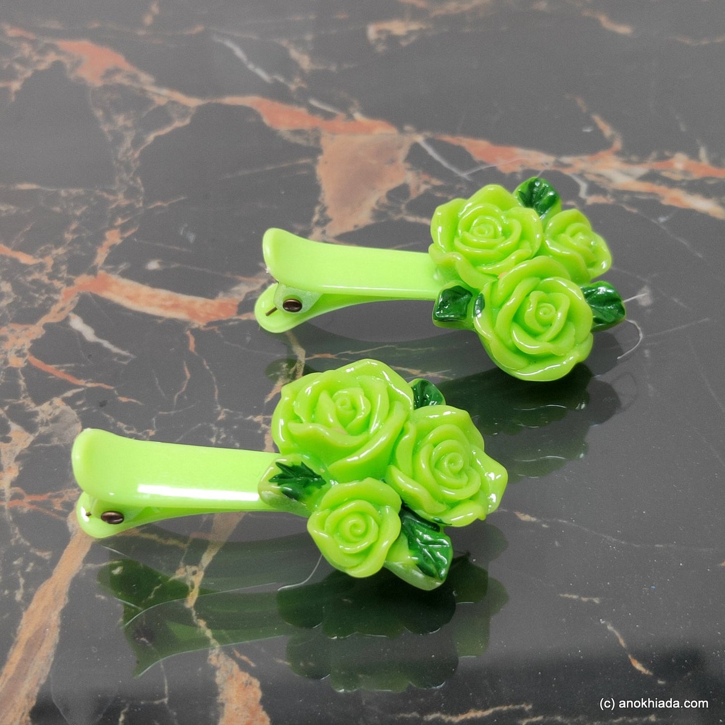 Anokhi Ada Floral Hair Clips for Kids and Girls (10-31)