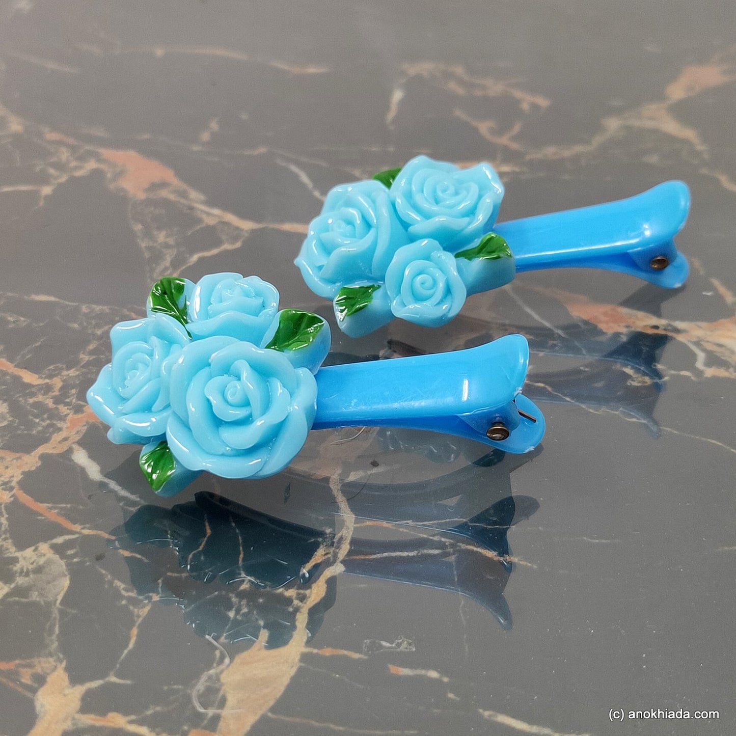 Anokhi Ada Floral Hair Clips for Kids and Girls (10-32)