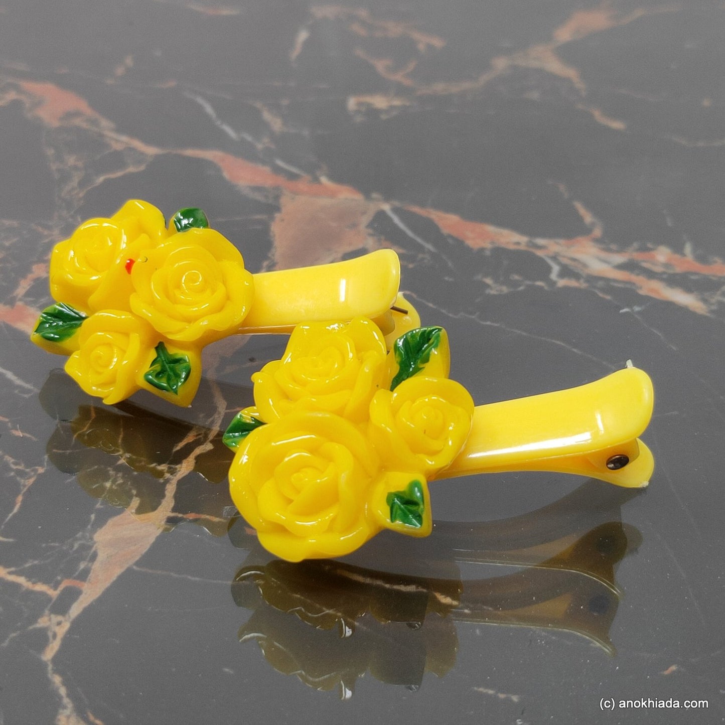 Anokhi Ada Floral Hair Clips for Kids and Girls (10-33)